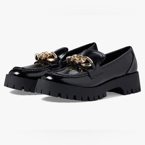 Guess chain loafers